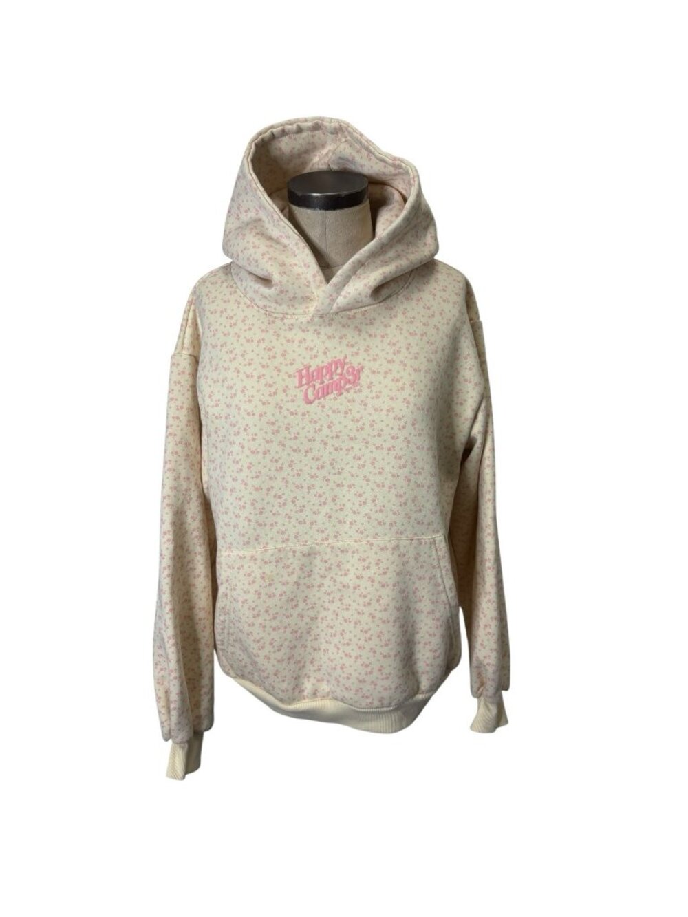 Happy Camper Sugar Plum Floral Print Hoodie